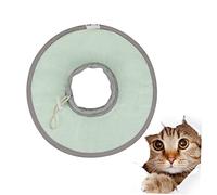 HIAKDOFT Lightweight Breathable Cat Elizabethan Collar for Post Surgery Soft Pet Collar with Adjustable Fit Scratch Protective Design for Cats
