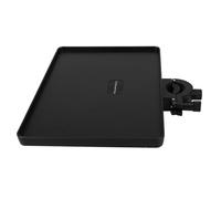 HIAKDOFT Live Broadcast Microphone Stand Tray Bracket with Black Sound Card Shelf, Thickened Medium Size 22x16.5cm Storage Rack for Phone and Audio Equipment