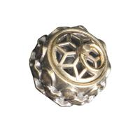 HIAKDOFT Lotus Shaped Aromatherapy Pendant Openable Lid Copper Incense Ball for Car Hanging Decor for Relaxation and Meditation
