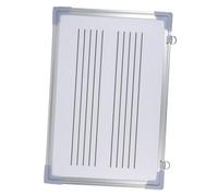 HIAKDOFT Magnetic Double-Sided Music Staff Dry Erase Board for Teachers and Students Erasable Whiteboard with Two of Lines Portable Sturdy Writing Surface for Home and Random Color