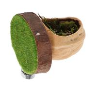 HIAKDOFT Magnetic Jumping Spider Hideout Small Pet Shelter with Climbing Platform and Ledges Secure Resting Habitat for Geckos Lizards and Insects Easy Installation for Private Enclosure