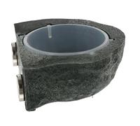 HIAKDOFT Magnetic Reptile Water Feeder for Geckos and Lizards Rock Dish Smooth Surface Easy Clean Waterer for Tree Dwelling Pets Practical Reptile Supply Accessory