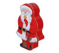 HIAKDOFT Metal Christmas Cookie Tins with Sealing Lids Moisture-resistant Santa Tinplate Candy Boxes Decorative Xmas Treat Containers for Biscuits Holiday Party Favor Storage