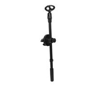 HIAKDOFT Metal Mic Boom Arm with Dual Clip 350mm Long Adjustable Rotating 360-degree Microphone Stand Accessory for Live Streaming and Recording