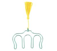 HIAKDOFT Metal Music Book Clip with Tassel Music Page Holder for Piano Guitar Violin