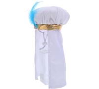 HIAKDOFT Middle Eastern Dog Bandana Headwrap for Small Pets Quick Costume Change Arab Shemagh Scarf for Dubai Party Saudi Style Pet Outfit Halloween Christmas Photo Prop