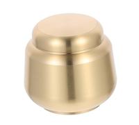 HIAKDOFT Mini Copper Pet Urn Small Round Cinerary Ashes Container Multipurpose Keepsake for Pets and Small Ash Storage