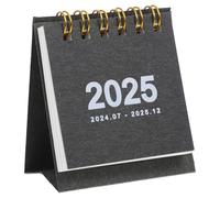 HIAKDOFT Mini Desk Calendar with Sturdy Stand Portable Monthly Planner for Office and Home Use Daily Schedule Organizer for Planning and Deadline Reminders