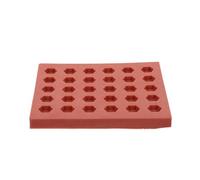 HIAKDOFT Mini Hexagon Brick Silicone Mold for Sand Table Decoration, Soft DIY Concrete Pour Tile Mold for Dollhouse and Fairy Garden Crafts
