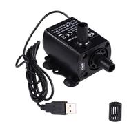 HIAKDOFT Mini USB Dc Brushless Water Pump for Fish Tank Circulation Low Noise Energy Saving Cooler with Cable Compact Portable Design for Home Aquarium and Fountain Use