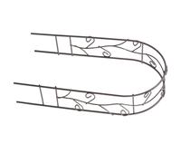 HIAKDOFT Miniature Dollhouse Wedding Arch Micro Garden Accessory Elegant European Design Delicate Craftsmanship DIY Ornament for Fairy Garden Romantic Landscape Decoration