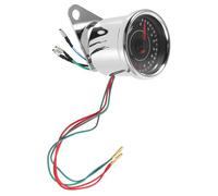 HIAKDOFT Motorcycle Speedometer Gauge Vintage Pointer Design Motorbike Tachometer with Clear Read Display Material for Precise Speed Tracking and Simple Installation