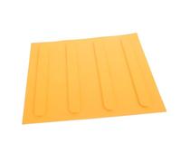 HIAKDOFT Multifunctional PVC Blind Brick Sidewalk Board Garden Patio Walkway Floor Sticker Orange Solid Paving for Convenient Outdoor Path Guidance