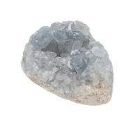 HIAKDOFT Natural Celestite Crystal Cluster Raw Crystal Stone with Irregular Shape Tranquility for Spiritual Space and Tabletop Decor