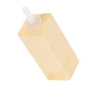 HIAKDOFT Natural Wood Protein Skimmer for Aquarium, Wooden Air Bubble Stone Oxygen Diffuser, Fish Tank Air Pump Accessory for Marine and Freshwater Aquatic Use