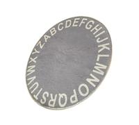 HIAKDOFT Non-Slip Alphabet Crawling Mat Carpet for Comfortable Round Floor Mat for Safety and Early Learning Easy to Clean Rug for Nursery and Playroom