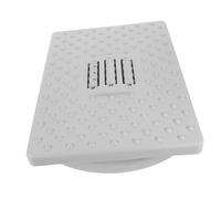HIAKDOFT Non-Slip Rocking Foot Rest Stool for Office Under Desk Footstool Household Leg Support Footrest with Comfortable Smooth Surface and Stable Load-Bearing Design in Grey