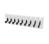 HIAKDOFT Nordic Style Piano Key Coat Hanger Wall Mounted Decorative Hooks Strong Bearing Capacity Space Saving Rack for Home and Kindergarten Organization