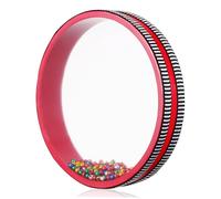 HIAKDOFT Ocean Wave Bead Drum Portable Percussion Instrument for Sturdy Metal Beads for Sea Sound Educational Music with Smooth Surface Gift for Beginners and Professionals