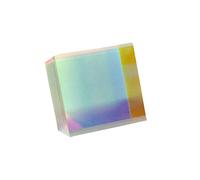 HIAKDOFT Optical Glass Dispersion Prism Cube for Physics Teaching and Art Decoration Educational Tool for Science Classes and Creative Projects