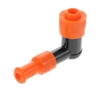 HIAKDOFT Orange High Voltage Spark Plug Cap for Atv Quad Off-road Scooter Plastic Construction Resistors Plug Boot Cover Easy Installation and Stable Ignition Performance