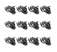 HIAKDOFT Orchid Plant Support Plastic Clips 50Pcs Random Green Brown Colour Vine Clamp Clips for Indoor Climbing Flowers and Vegetables