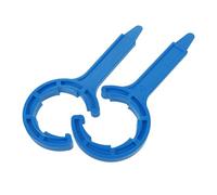 HIAKDOFT Paint Can Wrench Gallon Can Wrench 2pcs Plastic Blue Reducing Strain Manual Lid Removal Tool for Industrial Use