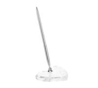 HIAKDOFT Pen Stand Holder Wedding Pen Holder Reception Guest Book Silver