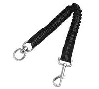 HIAKDOFT Pet Elastic Rope Unbreakable For Dogs Walk Dog Lead Shock Absorber Bungee Running Leash 6ft Let Black