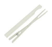 HIAKDOFT Piano Tuning Tool Nylon Mute Clamp White Practical Sturdy Clip for Mid and High Notes with Carrying Holder Suitable for Professional Tuners and Musical Instruments
