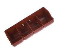 HIAKDOFT Pig Feed Dispenser Made of Material Smooth Surface Easy to Clean Livestock Feeding Manger Suitable for Multiple Newborn Pigs to Avoid Fighting During Feeding