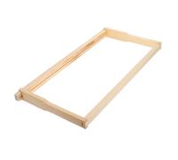 HIAKDOFT Pine Wood Beehive Frame Seamless Nest Foundation Replacement Stand Compatible with Various Beekeeping Setups Easy Assembly for Amateur and Professional Apiaries