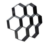 HIAKDOFT Plastic Concrete Paver Mold for DIY Garden Path Paving Lightweight Floor Mold for Easy Reusable Stepping Making for First Gardeners and Patio Walkways
