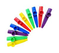 HIAKDOFT Plastic Kazoo Musical Instruments for Lightweight and Easy to Play Without Musical Knowledge Multipack with Diaphragms for Parties and Music Games