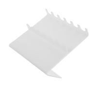 HIAKDOFT Plastic Laboratory Pipette Stand Z-shaped Micropipette Holder Resilient Storage Rack for Scientific Pipettor Organization