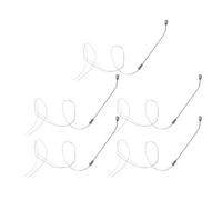 HIAKDOFT Pocket Street Beacon Small Scale Street Light Set of 5 for Architectural Diorama Microlandscape Setups and Model Building Hobbyists Sleek Realistic Design Steel Pipe Construction