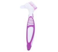 HIAKDOFT Portable Double Sided Turtle Cleaning Brush with Nylon Bristles for Shell and Gap Cleaning Premium Plastic Handle Suitable for Aquatic Tortoise and Reptile