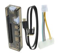 HIAKDOFT Portable Laptop Graphics Card Docking Station Pci-e External GPU Enclosure with Power Support for Gamers and Professionals Pcb Construction Compatible with Multiple