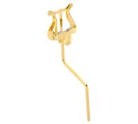 HIAKDOFT Portable Metal Saxophone Music Lyre Clamp Alto Saxophone Marching Sheet Music Holder with Clip for Sax Players and Band Performers