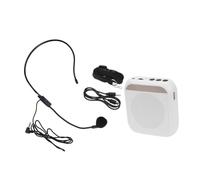 HIAKDOFT Portable Metal Voice Amplifier Multifunction Amplifier Sound Rechargeable Lithium Battery Lightweight for Teachers and Tour Guides