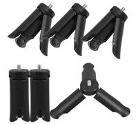 HIAKDOFT Portable Mini Camera Tripod Bracket Foldable Desktop Stand Compatible with Smartphone DSLR Cameras Lightweight Screw Mount Head for Stable Photography the Go