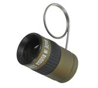 HIAKDOFT Portable Miniature Monocular Military Green Finger Telescope for Long Distance Viewing Compact Pocket with High Light Transmission for Outdoor Camping and Bird Watching