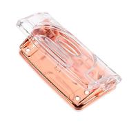 HIAKDOFT Portable Rose Gold Puncher for Paper and Cards Household Office Planner Puncher Compact Design for Photo Albums Scrapbooks DIY Crafts