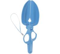 HIAKDOFT Portable Scissors-shaped Pet Poop Scooper Clip with High-tension Spring Lightweight Plastic Waste Picker for Dogs and Cats Easy One-handed Use for Indoor Outdoor Cleaning