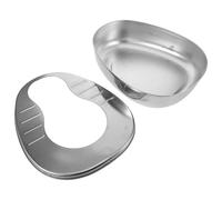 HIAKDOFT Portable Stainless Steel Bed Pan for Adults - Bedridden Elderly Male and Female Urinal - Comfortable Metal Bedpan Without Lid for Home, Hospital, and Travel Use