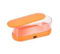 HIAKDOFT Portable Ultrasonic Eyeglasses Cleaner for Watches Makeup Brushes Lightweight Household and Shop Use -saving Quiet Cleaning Box with Capacity