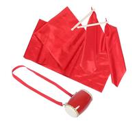 HIAKDOFT Portable Waist Drum Instrument for Boy Girl and Adults Complete Percussion Drum Set Accessories for Folk Dance and Performance Traditional Chinese Waist