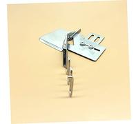 HIAKDOFT Premium Flat Seam Binder Attachment for Sewing Machines Easy Install Bias Tape Folder for Quilting and Dressmaking Double Fold Hemmer Tool for Home and Industrial Use