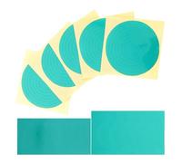 HIAKDOFT Pressure Gauge Identification Labels 7 Sheets 5Cm Round Adhesive Waterproof Reflective Stickers for Technical and Industrial Applications