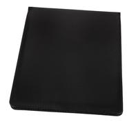 HIAKDOFT PU Disabled Certificate Protector Sleeve Lost Soft Leather Id Card Holder with Liner Wallet for Disability Badge Business and Student Cards Compact Black Cover